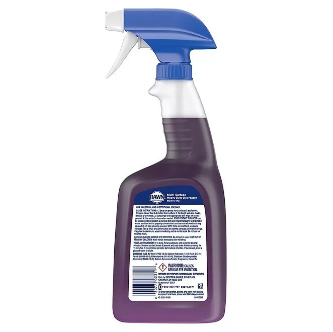 Dawn Professional Multi-Surface Heavy Duty Degreaser Spray,32 fl.oz-Case of 6/12