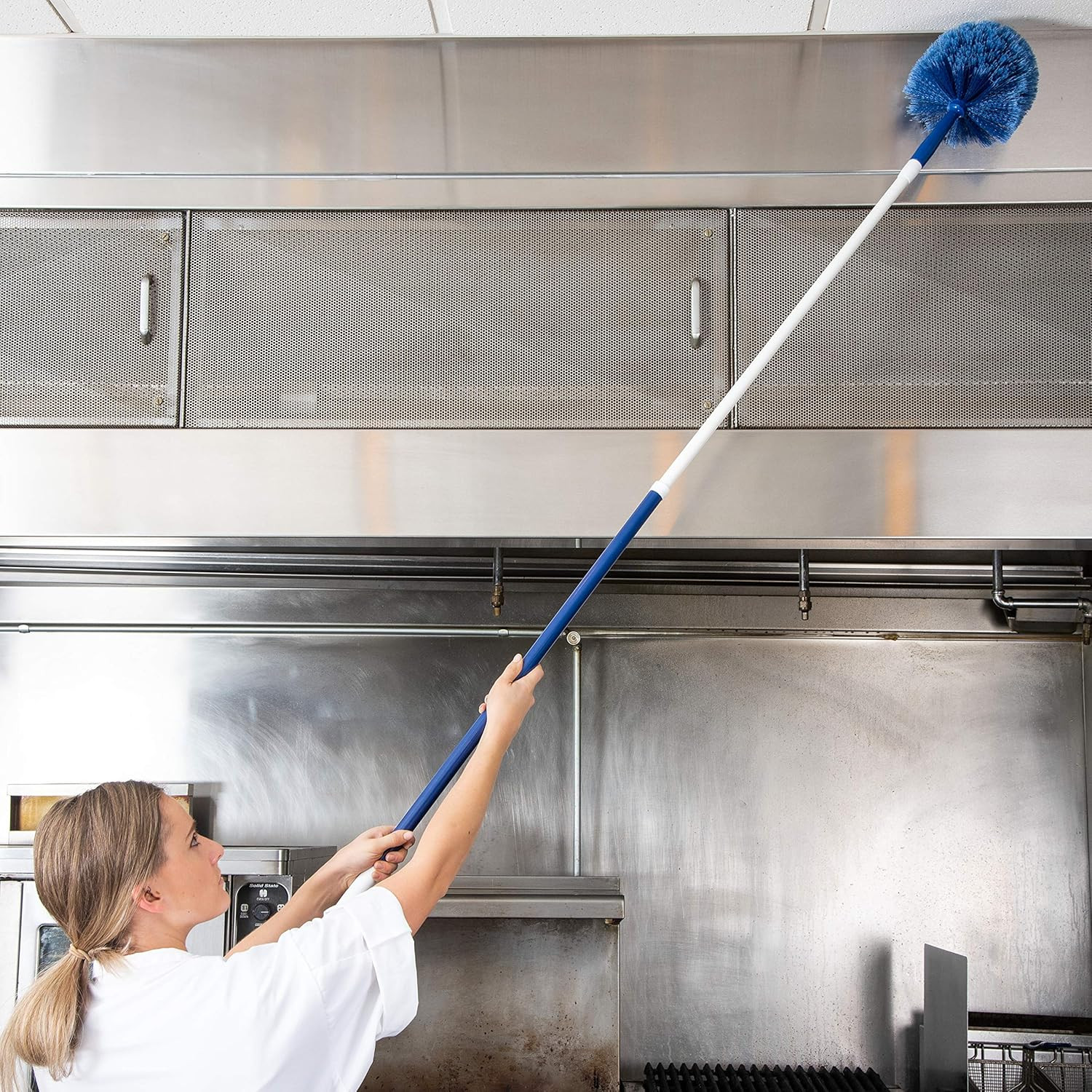 SPARTA Flo-Pac round Duster Head with Soft Flagged Bristles, Cleaning Essentials