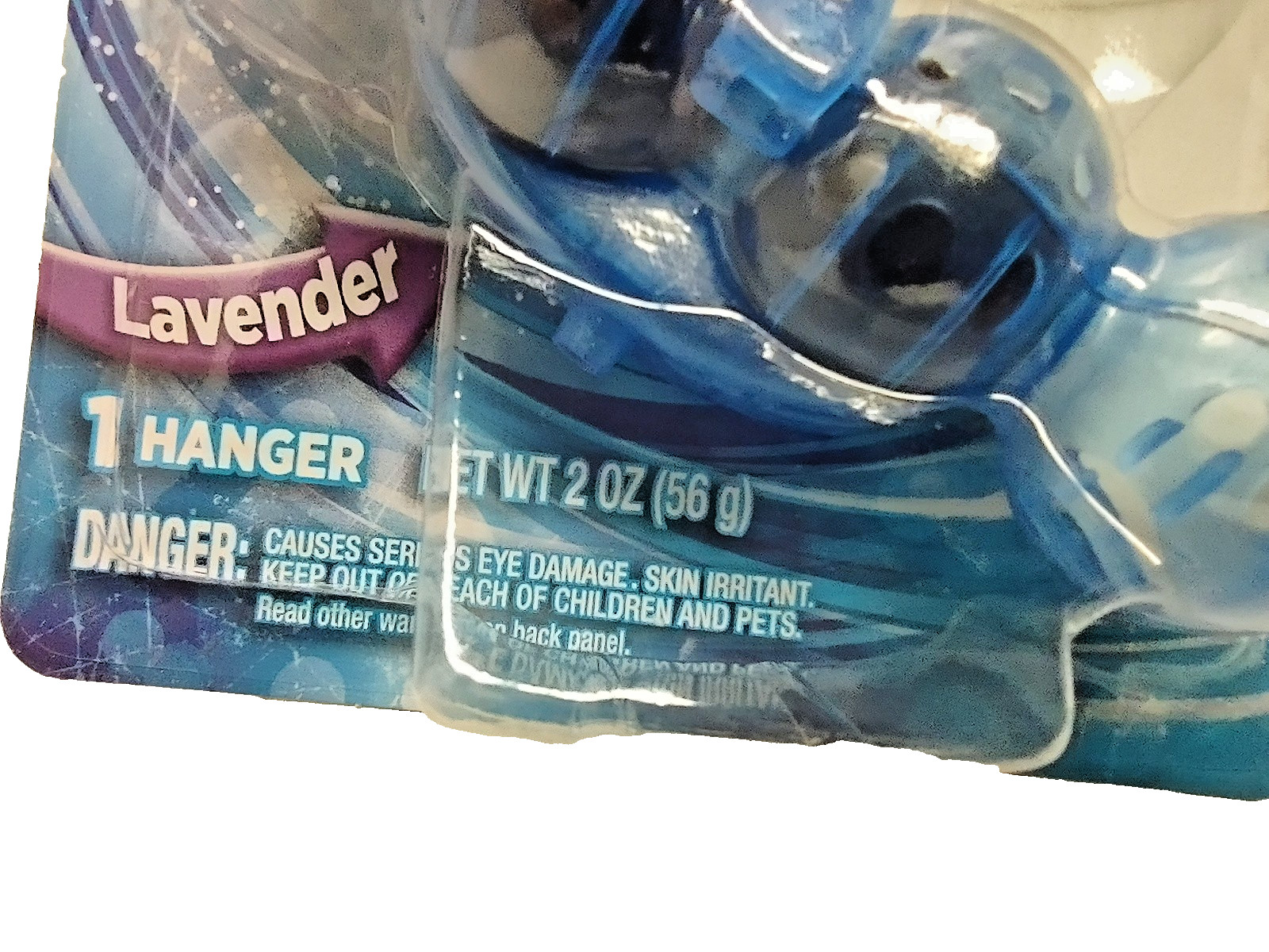 ( Lot 4 ) Sani-Flush Toilet Bowl Cleaner Lavender w/Bleach 4Balls Hanger 2 Oz Ea