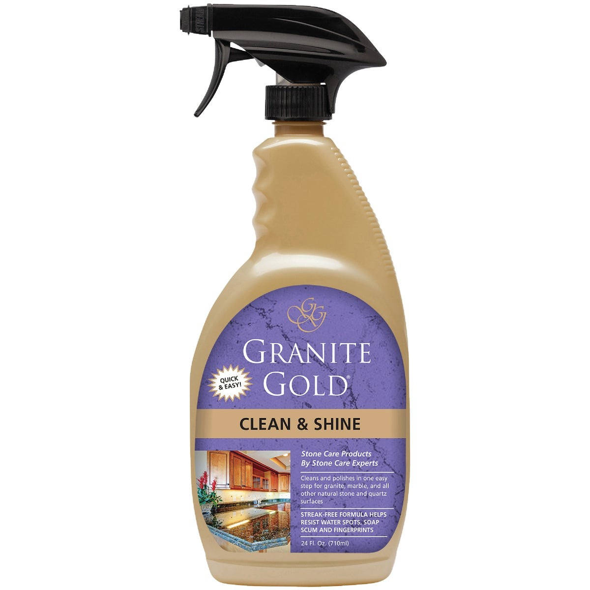 Granite Gold 24 Oz. Clean & Shine Granite Cleaner and Polish GG0047 Granite Gold