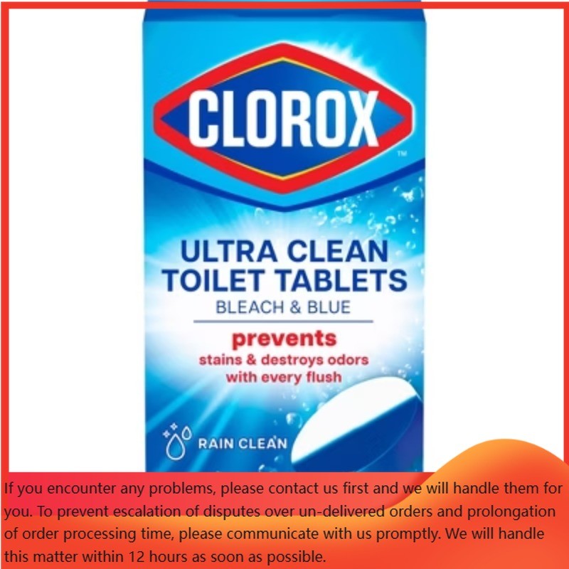 Clorox Rain Clean Scent Ultra Clean Toilet Tablets – 9.88oz/4ct: Paraben-Free