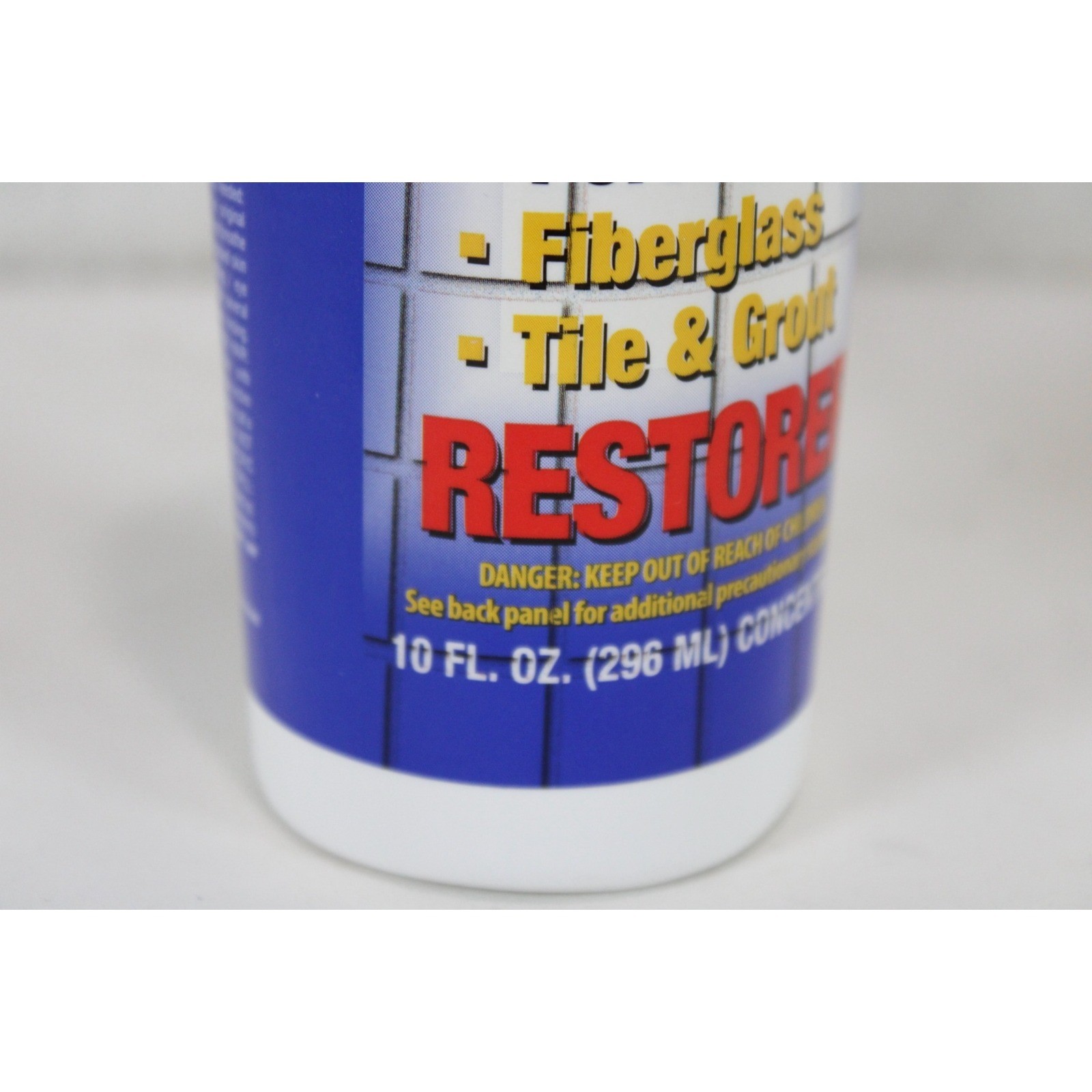 Zap Professional Porcelain Fiberglass Tile Grout Restorer Maintainer 10oz Set