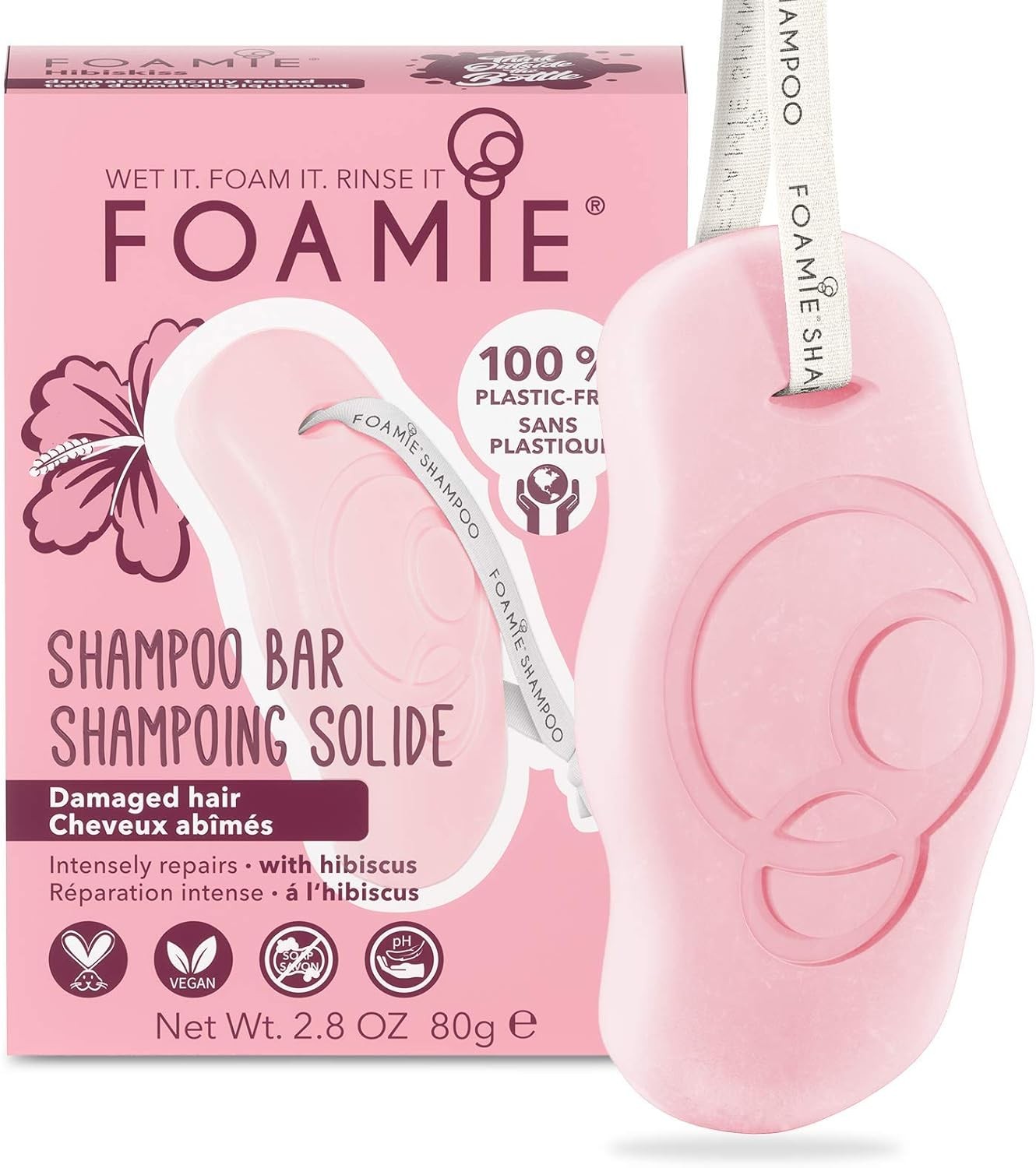 Foie Natural Shpoo Bar Soap-Free, Paraben & Sulfate Solid Shpoo