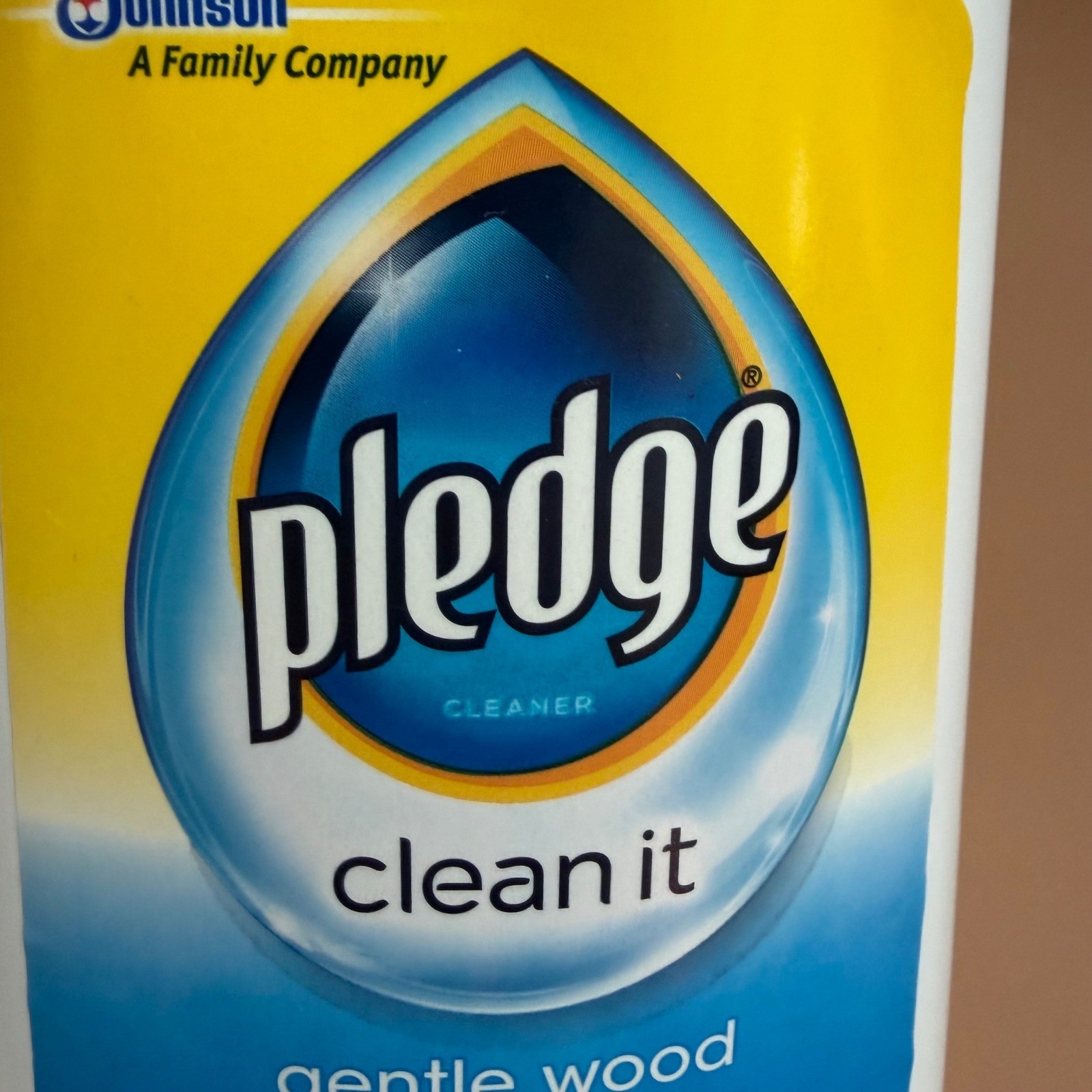 Pledge Gentle Wood Floor Cleaner Lemon Scent 27 fl oz Sealed Wood & Laminate