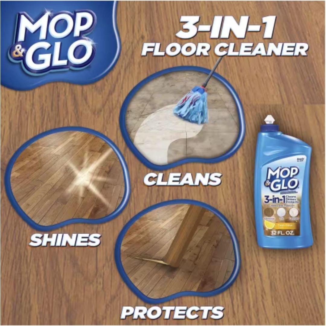 Mop and Glo Professional Multi-Surface Floor Cleaner – 64 oz. (2-Pack) NEW