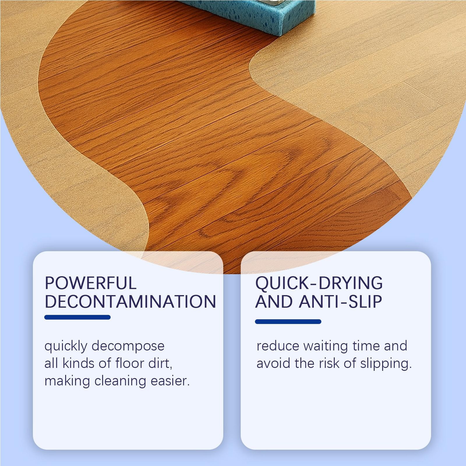 Floor Cleaner for Mopping 120ML Lemon Scent Quick-Drying Glossy Liquid