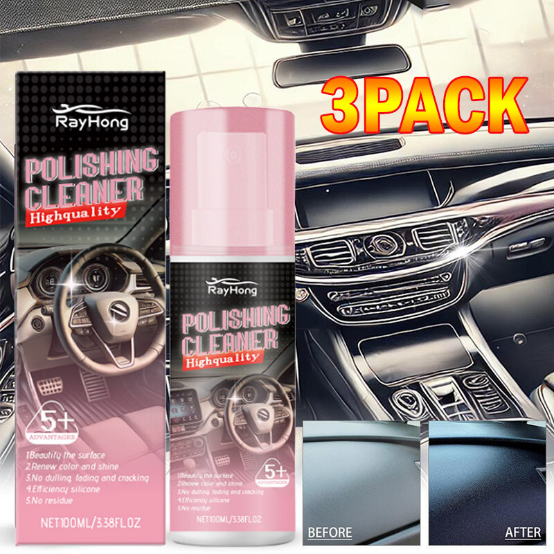 1-3x Polishing Cleaner Cars Interior Car Interior Detailer & Cleaner 100ml☆