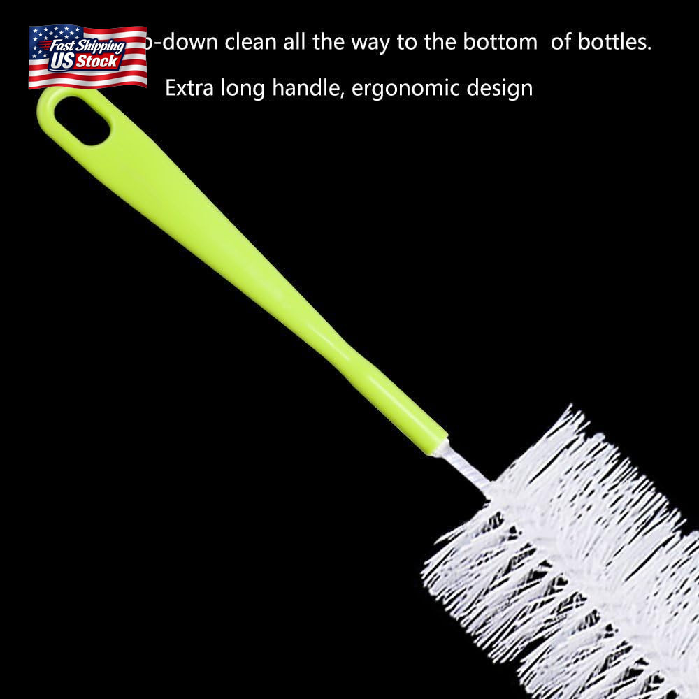TISSA Long Bottle Cleaning Brush 18″ Extra Long X 2.17″ Extra Wide Brush for Was