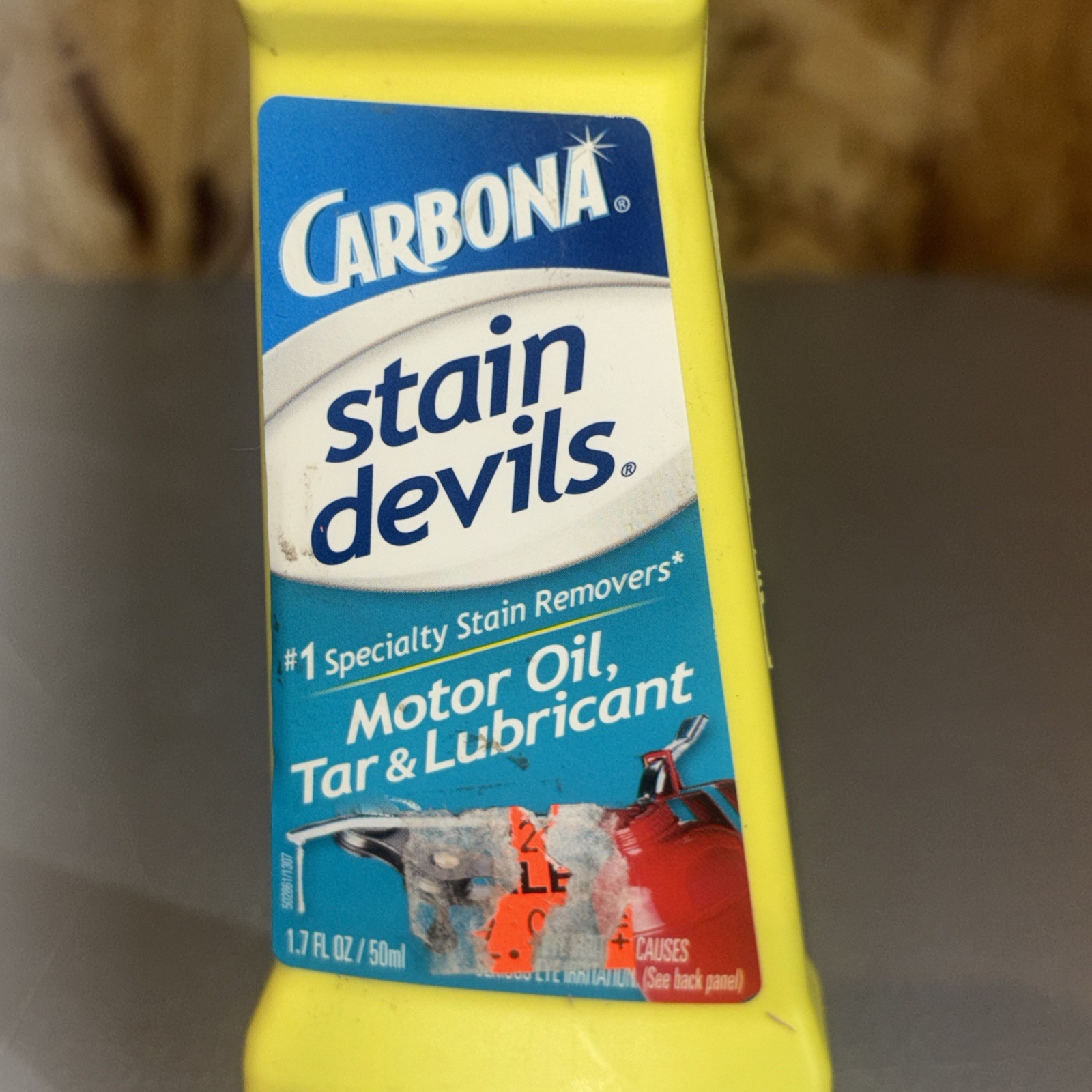 NEW Carbona Stain Devils Spot Remover for Motor Oil Tar and Lubricants 1.7 oz