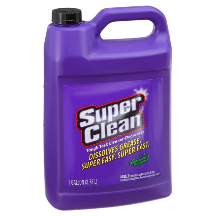 4 Pack Super Clean Tough Task Cleaner-Degreaser – 1 Gallon | 128 Fluid Ounces Pk