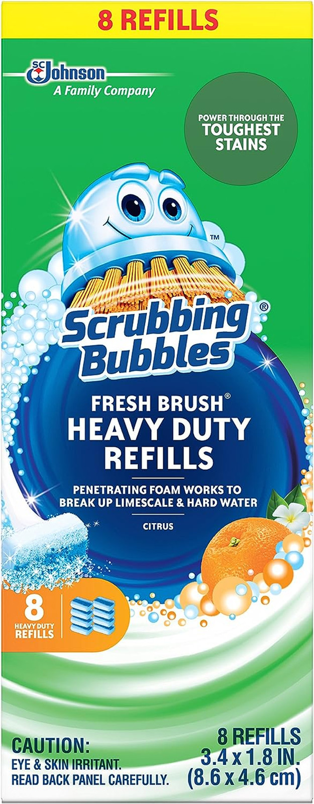 Fresh Brush Heavy Duty Refills 8 Count Pack of 1