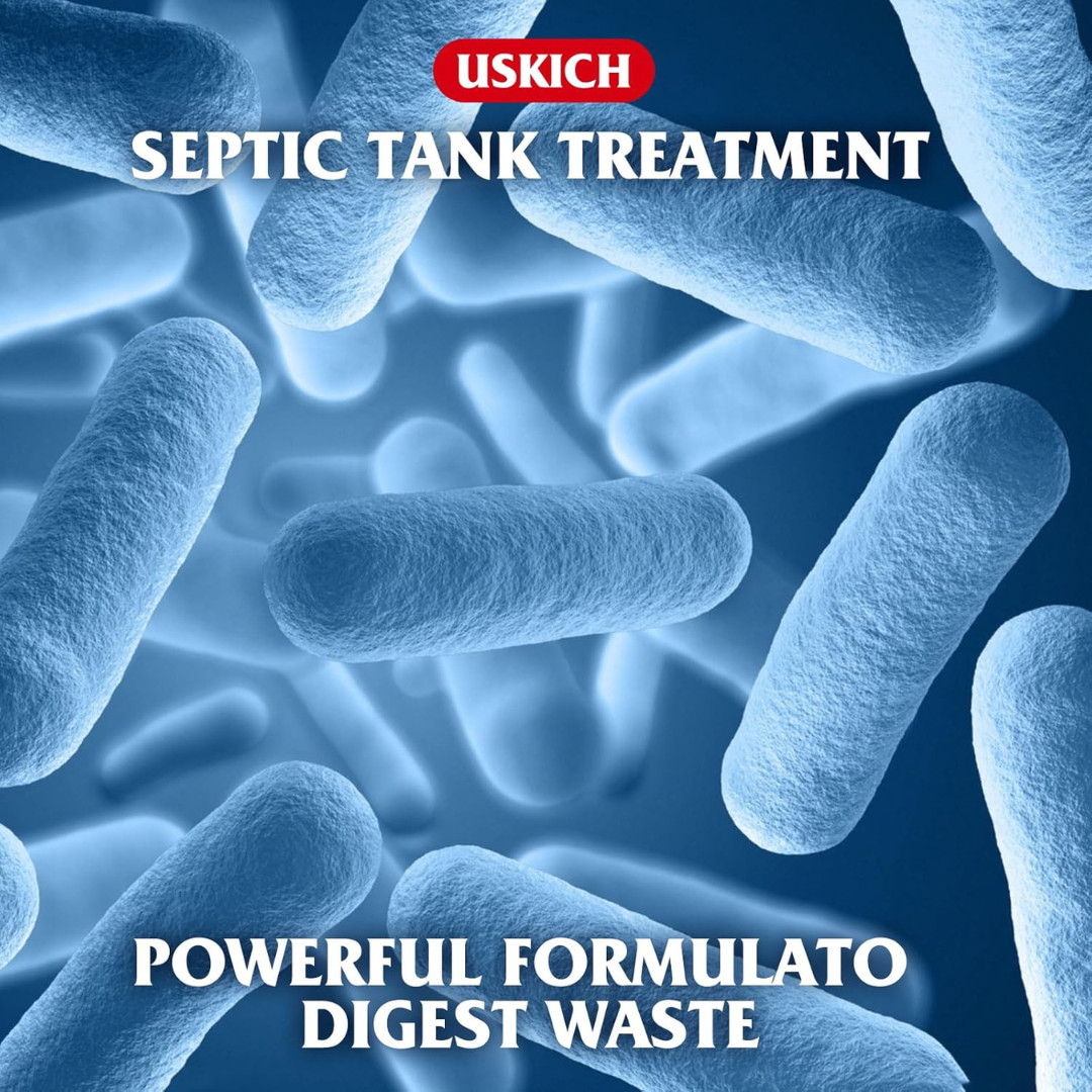 Septic Tank Treatment,1 Year Supply Septic Pods (12 pcs),1 Flush per Month Septi