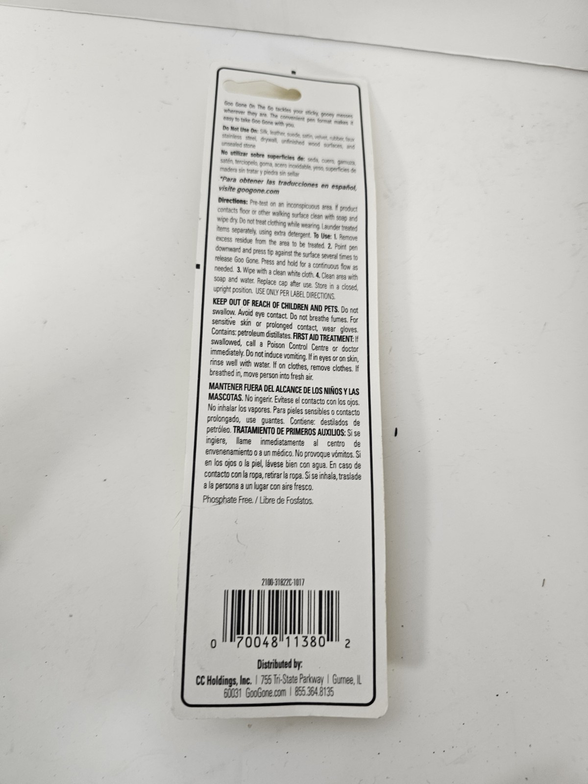 Goo Gone 2100EA 0.34″ Mess-Free Pen Cleaner – New