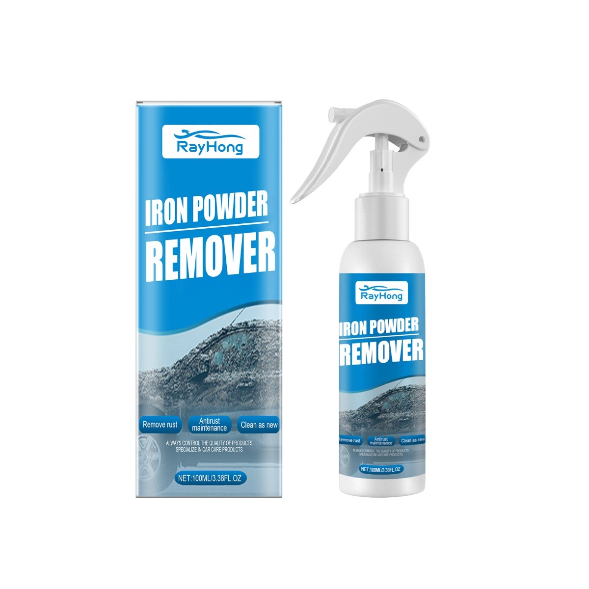 Iron Rust Remover Spray for Cars – Removes Rust & Prevents Corrosion, Easy Use