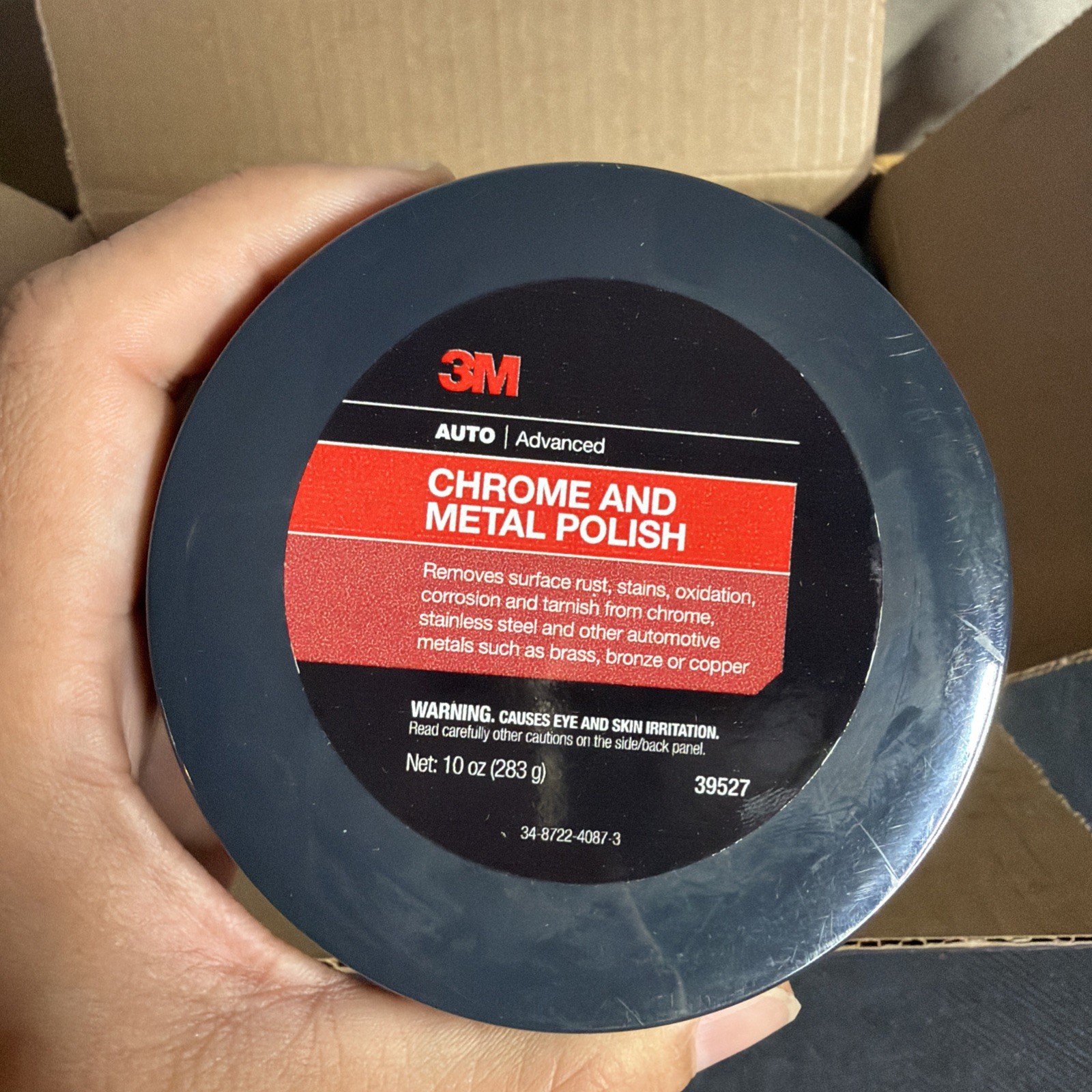 6x FULL CASE! 3M Chrome And Metal Polish 39527 10 oz Automotive FAST USA SHIP!