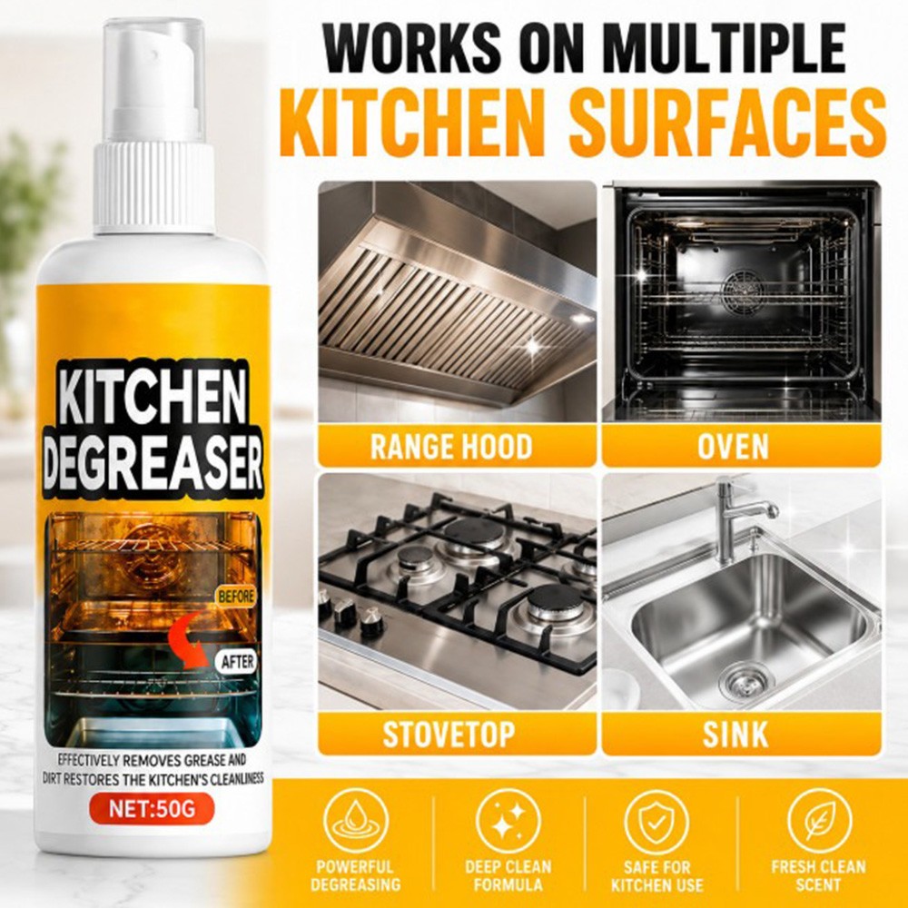 50/120g Grease Killer Spray Greasekiller Grill Cleaner Extra Strong Oven Cleaner
