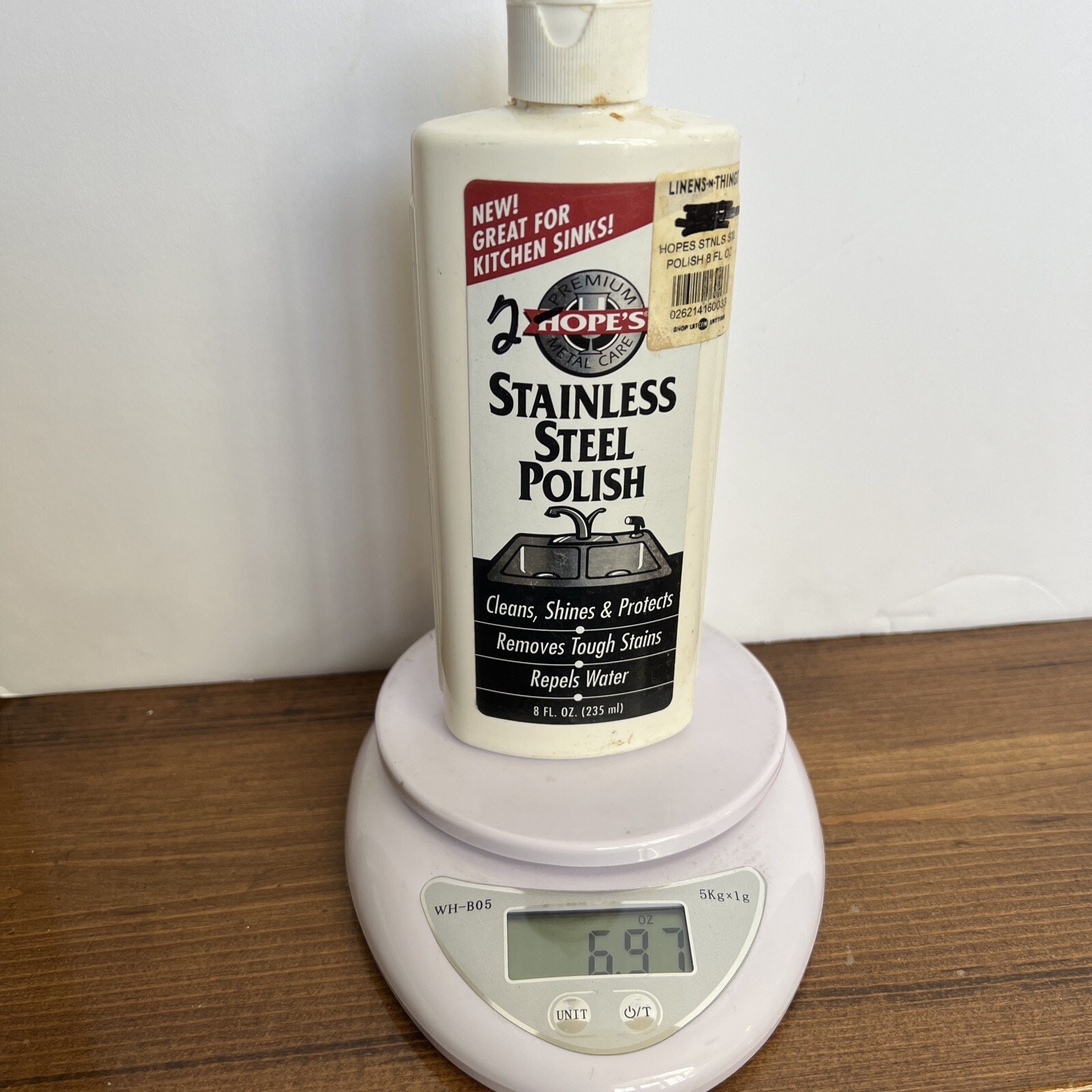 Vintage Hope’s Stainless Steel Polish Premium Metal 8fl oz~40% Full Discontinued