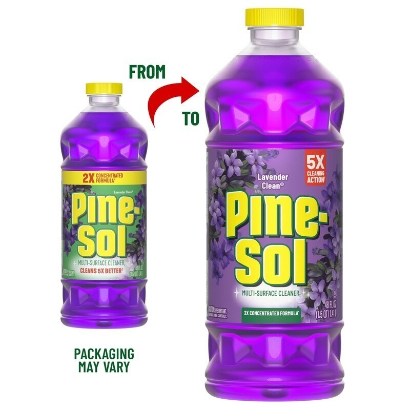 Multi-Surface Floor Cleaner Lavender Clean 60fl Oz Indoor Concentrate Durable
