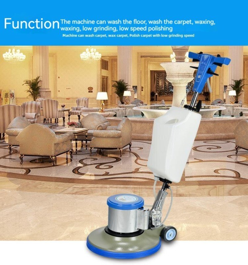 1200w Floor Polishing Machine Push Brush Wiper Carpet Cleaning Waxing Brush