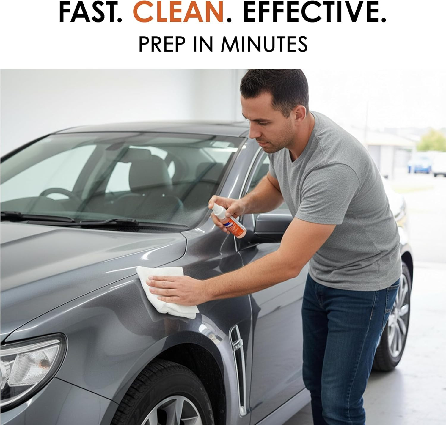 Rapid Prep Surface Cleaner 4 Oz | Safe Water Based Solution Removes Wax, Grease,