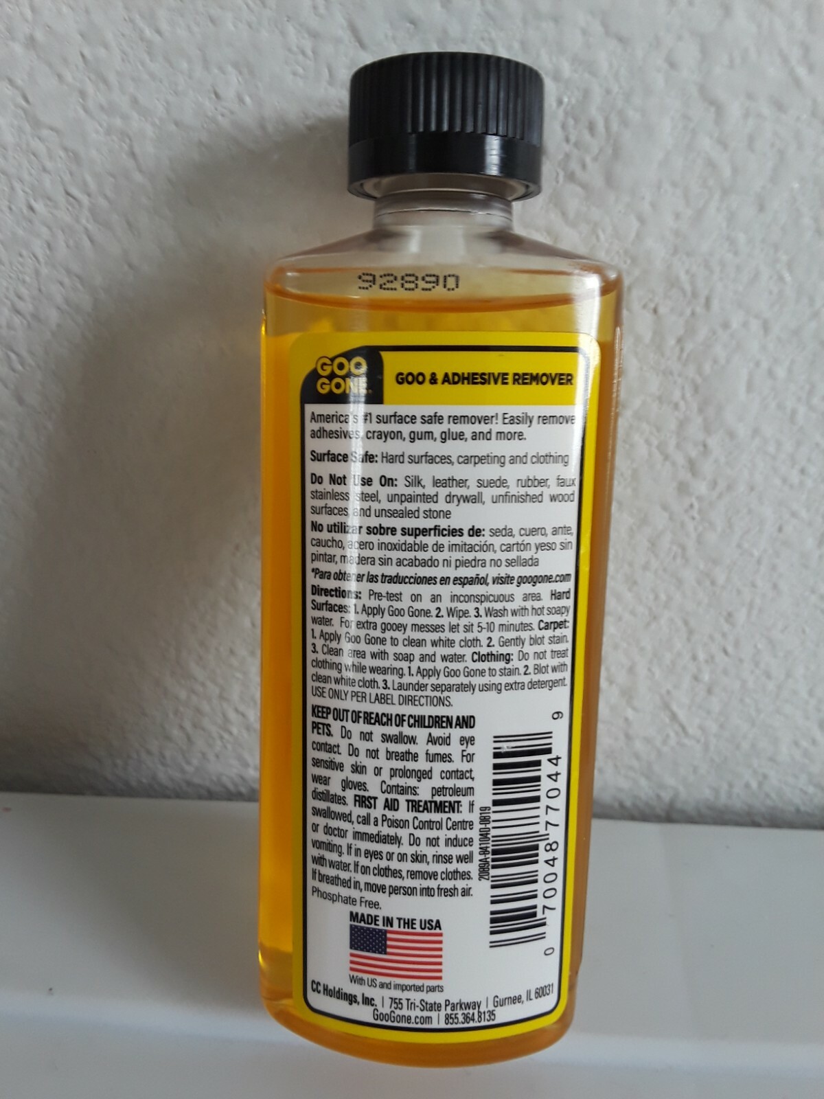Goo Gone Original Goo & Adhesive Adhesive Gum, Glue & Crayons, Remover NWB 4oz