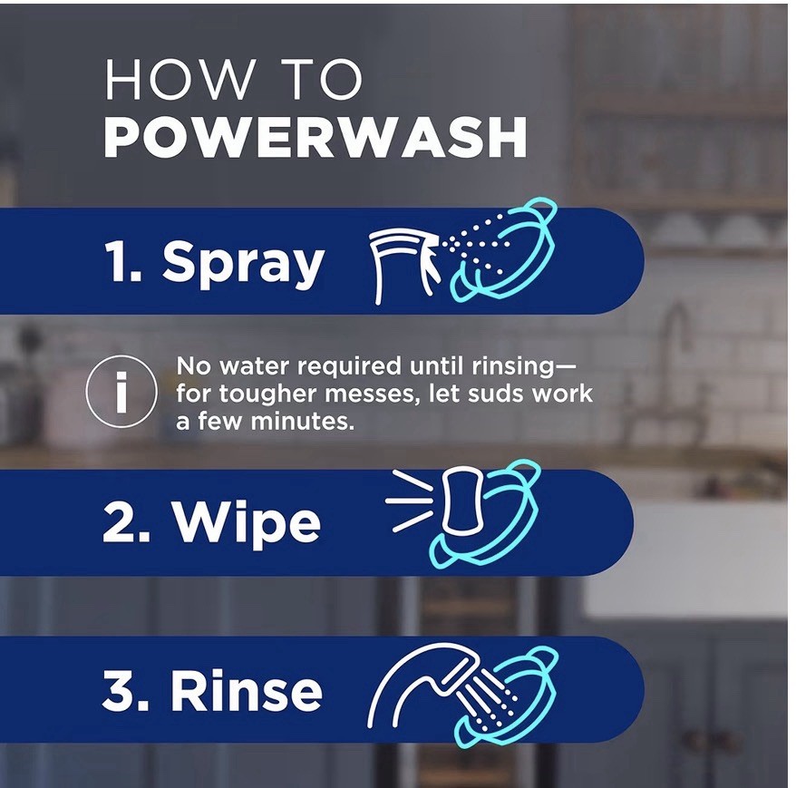 Dawn Platinum Powerwash Dish Spray, Dish Soap, Fresh Scent Bundle, 1 Spray (16Oz