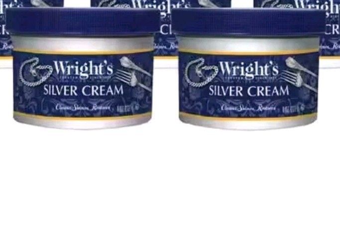 2 PACK Wright’s Silver Cleaner and Polish Cream 8 Ounce