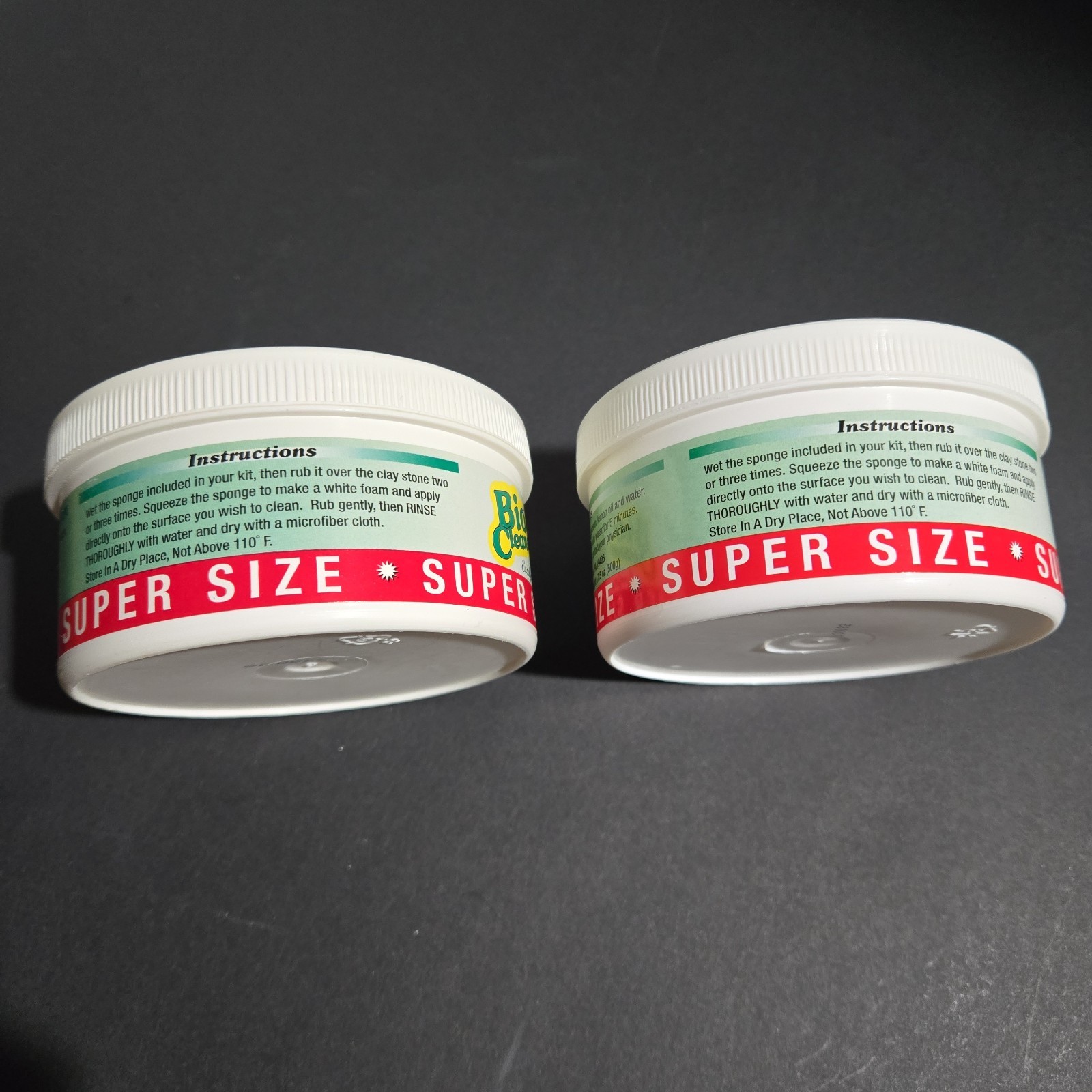 Set of 2 Bio Cleaner 17.5 oz ea Super Size 1 Eucalyptus Scent 1 Original Scent