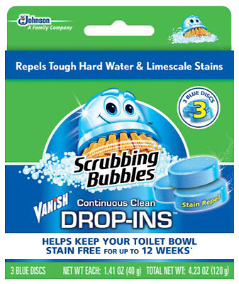 Drop In Automatic Toliet Bowl Cleaner, Blue, 3-Pk., 3.4-oz.