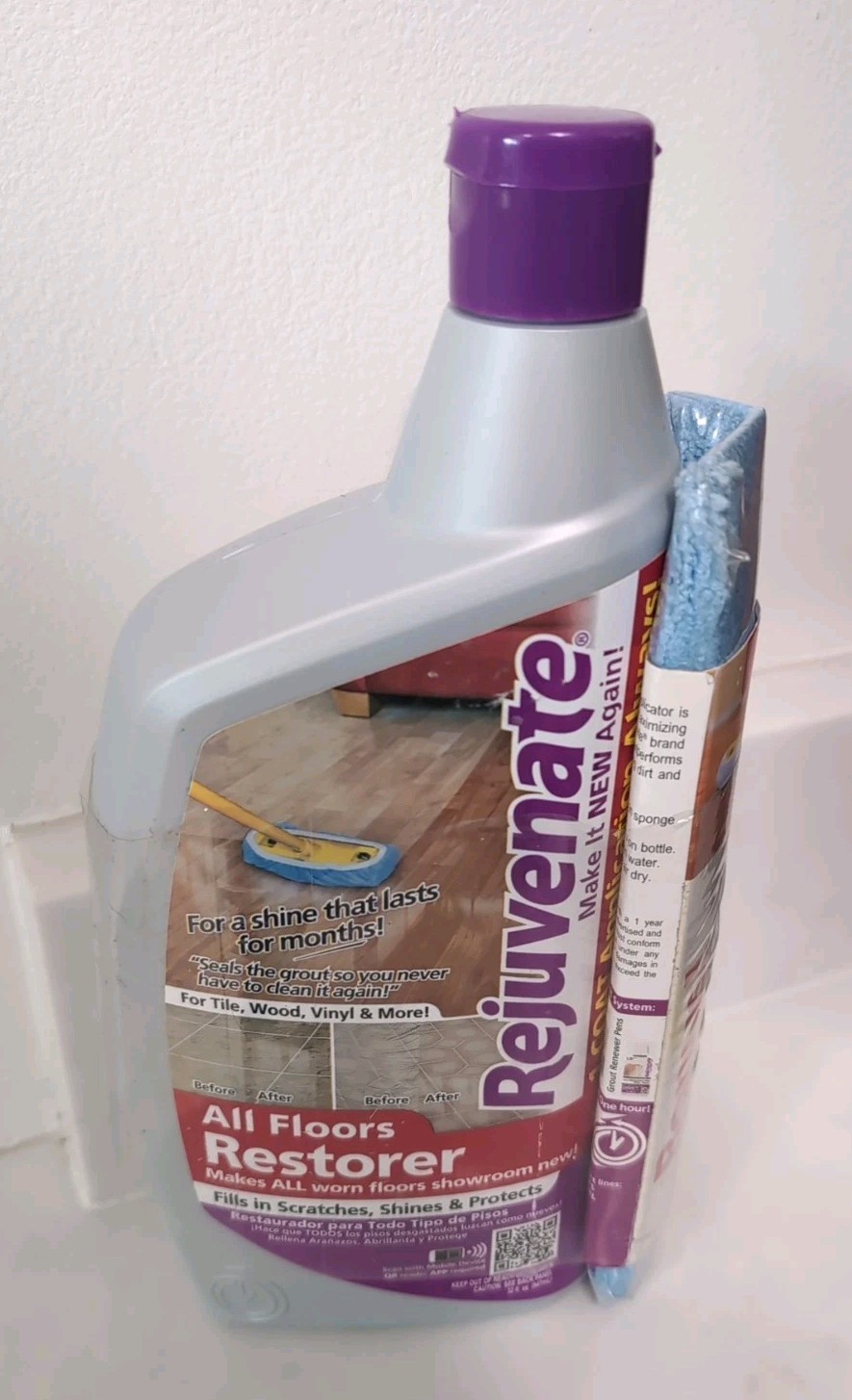 Rejuvenate All Floors Restorer and Polish Fills in 32 Fl Oz Bonus Applicator