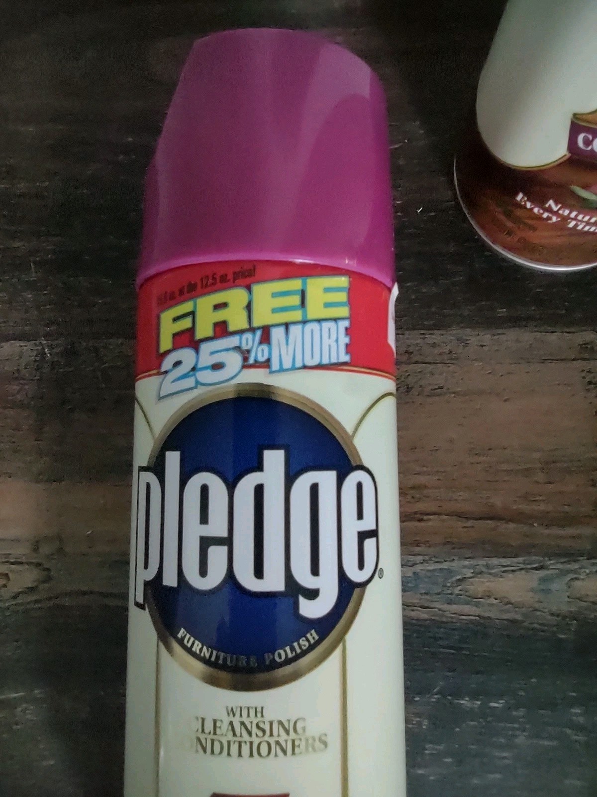 2-Vintage PLEDGE with GLADE COUNTRY GARDEN FURNITURE Polish Spray 1998 NOS