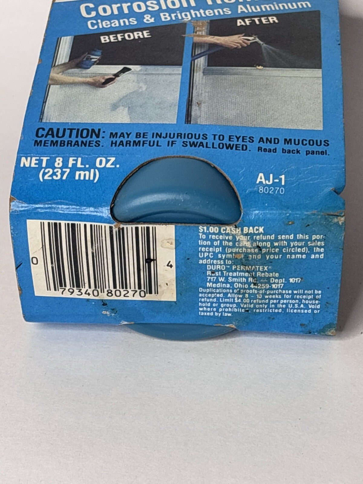 Duro by Loctite Aluminum Jelly Cleaner & Brightner 8 Fl Oz New Discontinued NOS