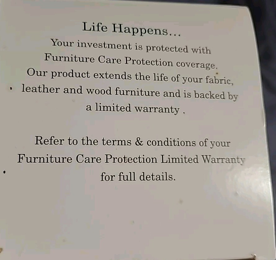 FURNITURE CARE PROTECTION Fabric/Refresher/Wood, Leather Polish Set New Open Box
