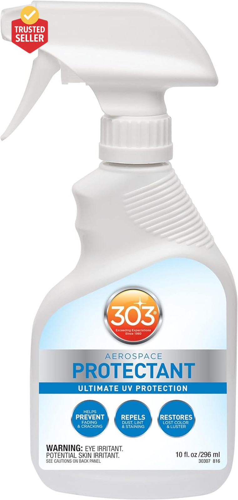 Aerospace Protectant Spray, UV Protection, Repels Dust, Dirt, & Staining, Matte