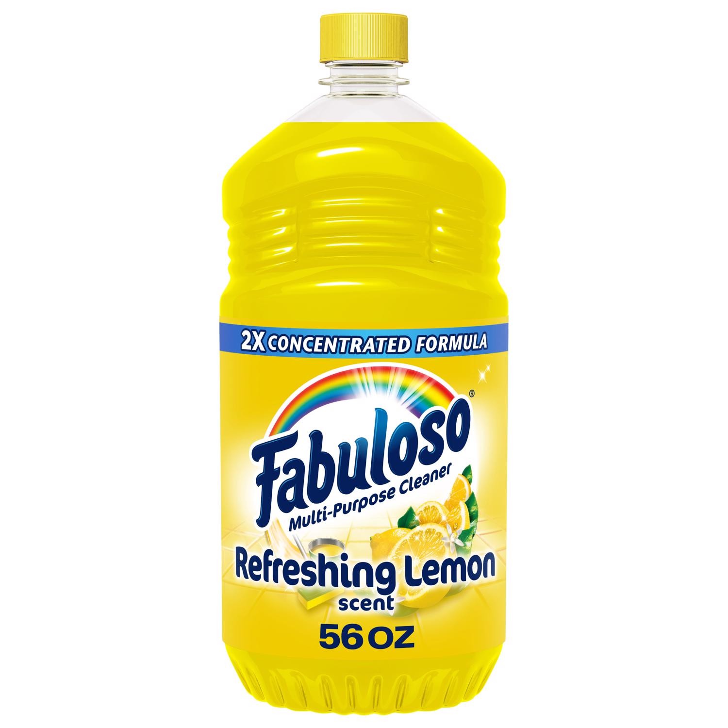Fabuloso MX06157A Lemon Scent All Purpose Cleaner Liquid 56 oz. (Pack of 6)