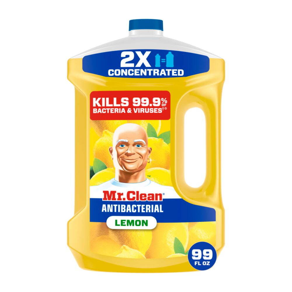 2X Concentrated Floor Cleaner, All Purpose Cleaner, Mop Soap, Lemon, 99 fl oz