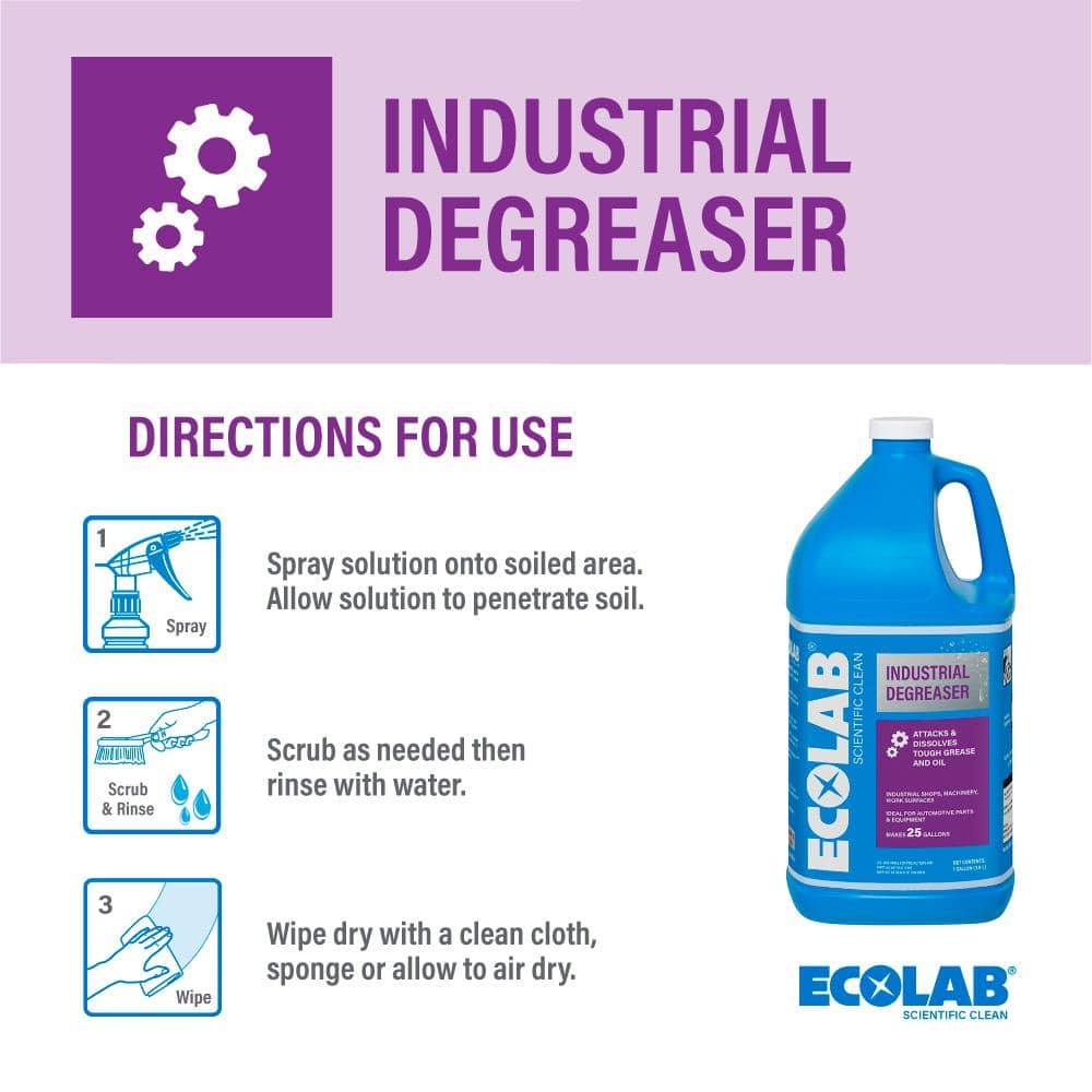 1 Gal. Professional Strength Industrial Degreaser, Attacks Grease, Buildup and S