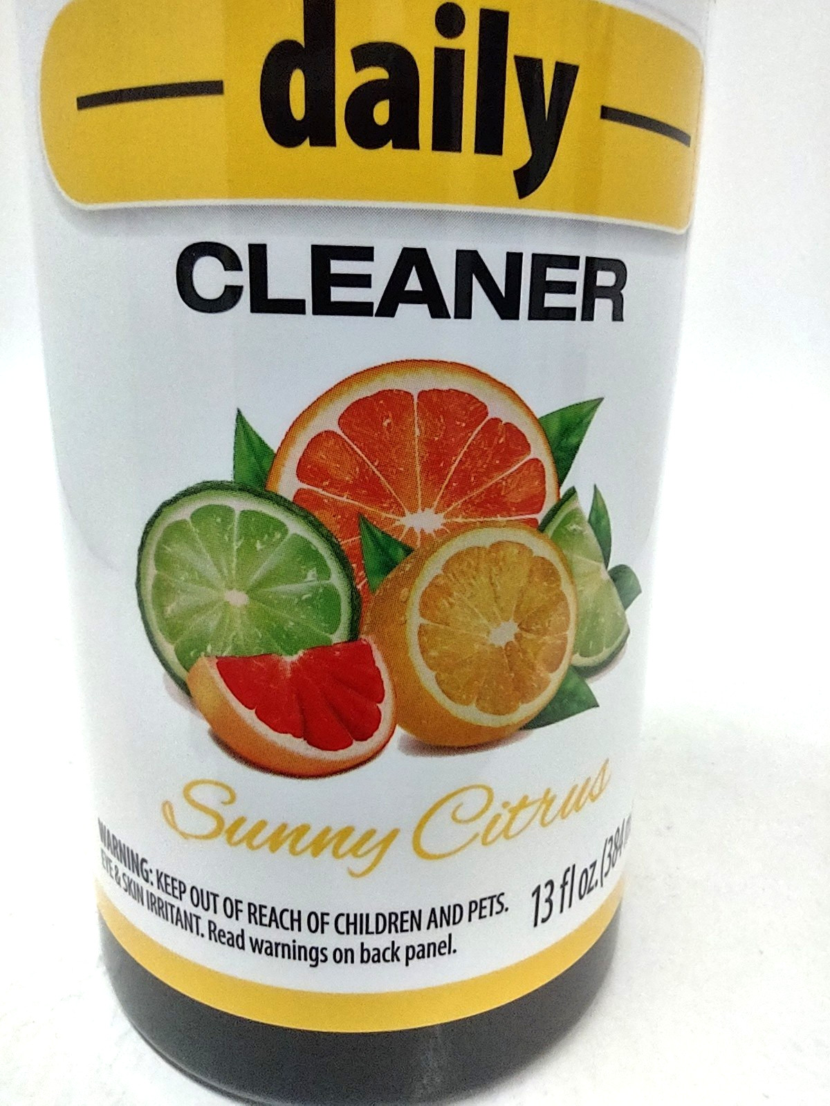 ( 3 ) Wizard Naturals In W/Essentials Oils Daily Cleaner Sunny Citrus 13 oz Ea