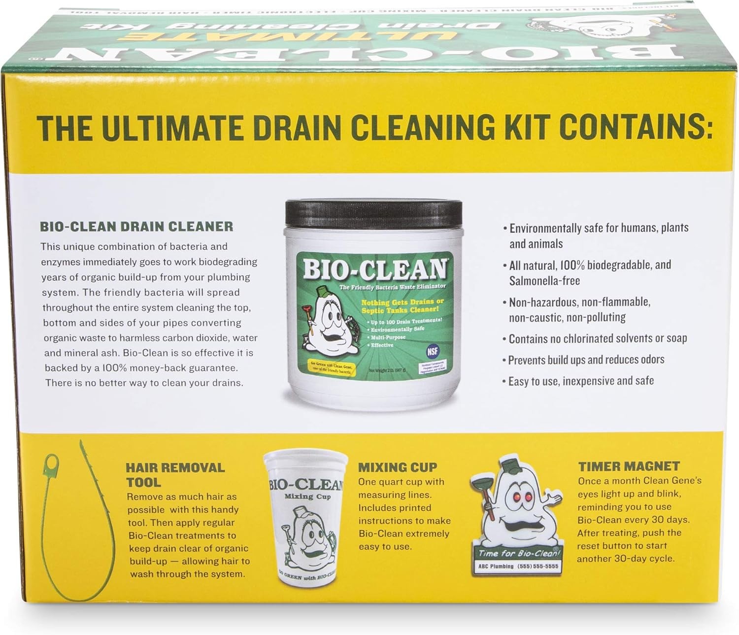Bio-Clean Ultimate Pipe Cleaning Kit。