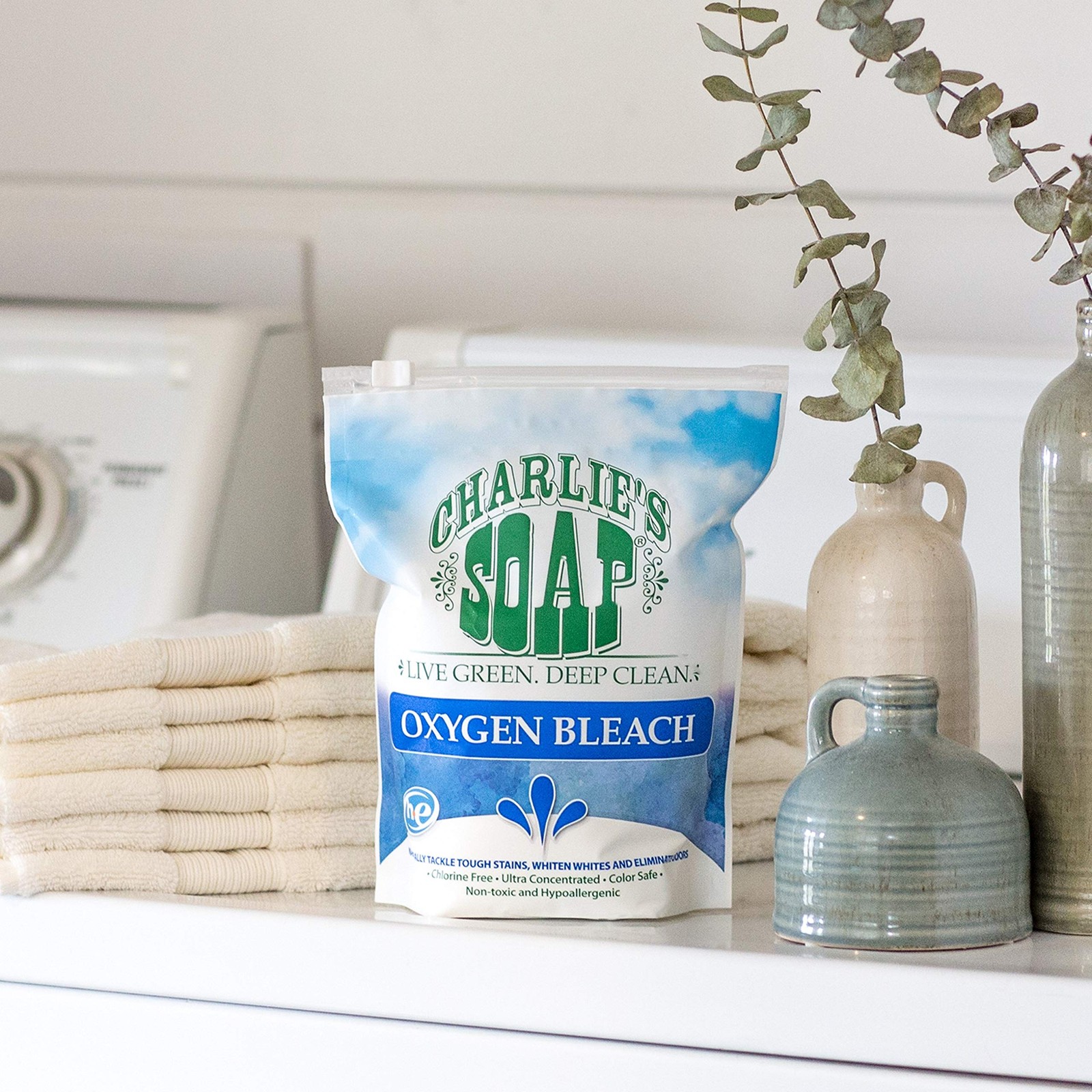 Charlie’s Soap Oxygen Bleach 2.64 lb (Pack of 6)