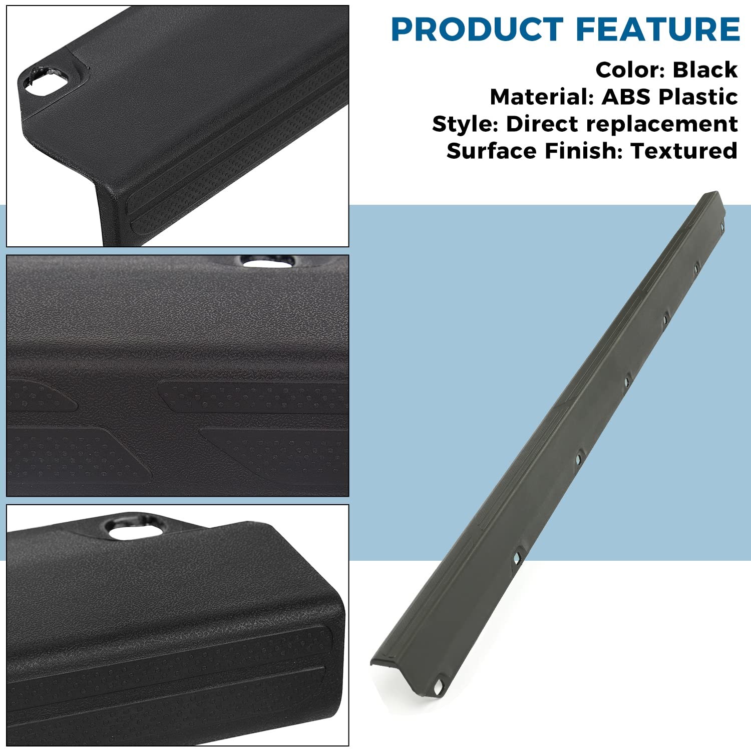 Tailgate Molding Cap Cover with Toyota Tacoma 2005-2015 for 65717-04020 TO190…