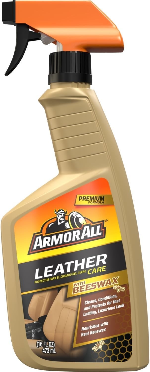 Car Leather Care Spray – 16 Oz Multi-Purpose Cleaner with Beeswax Protection