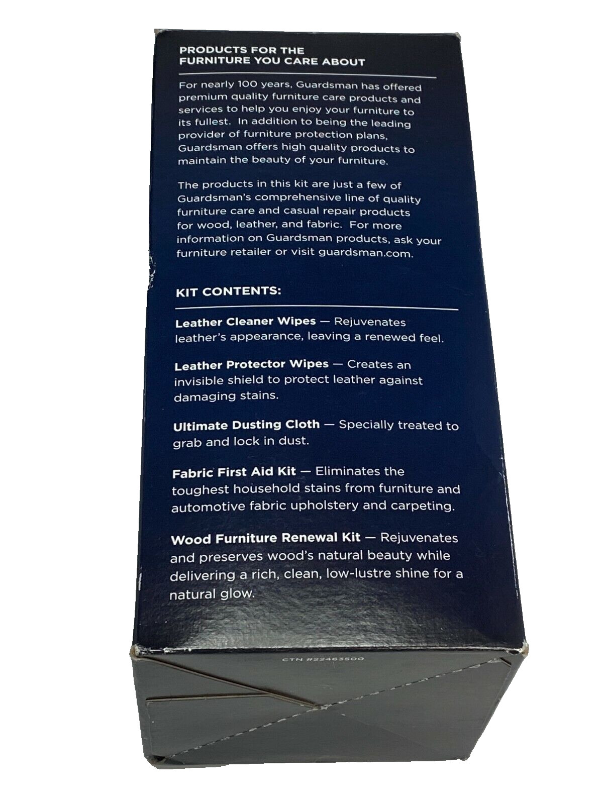 Furniture Care Starter Kit For Fabric Wood & Leather Set of 5 Guardsman