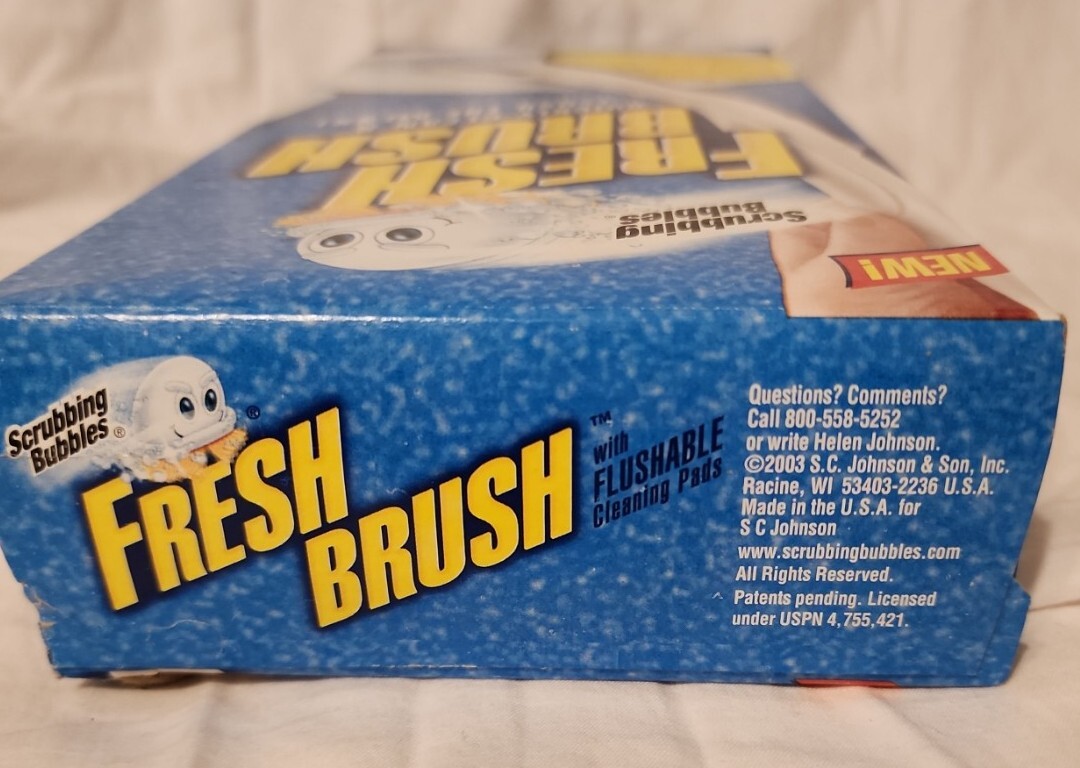 Scrubbing Bubbles Fresh Brush Starter Kit Toilet Cleaning System Flushable Pads