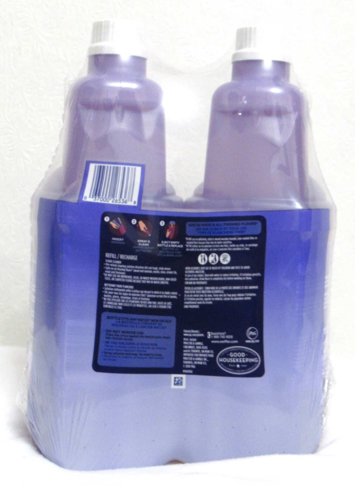 Swiffer Wet Jet Floor Cleaner Lavender Febreze 2 Pack New