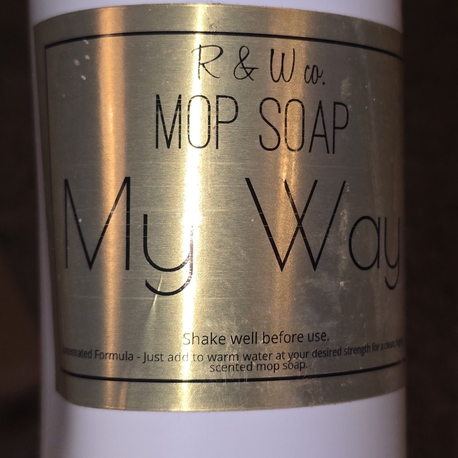 R&W Co. MY WAY Highly Scented Mop Soap Concentrated Limited Ed 32oz/900G Sealed