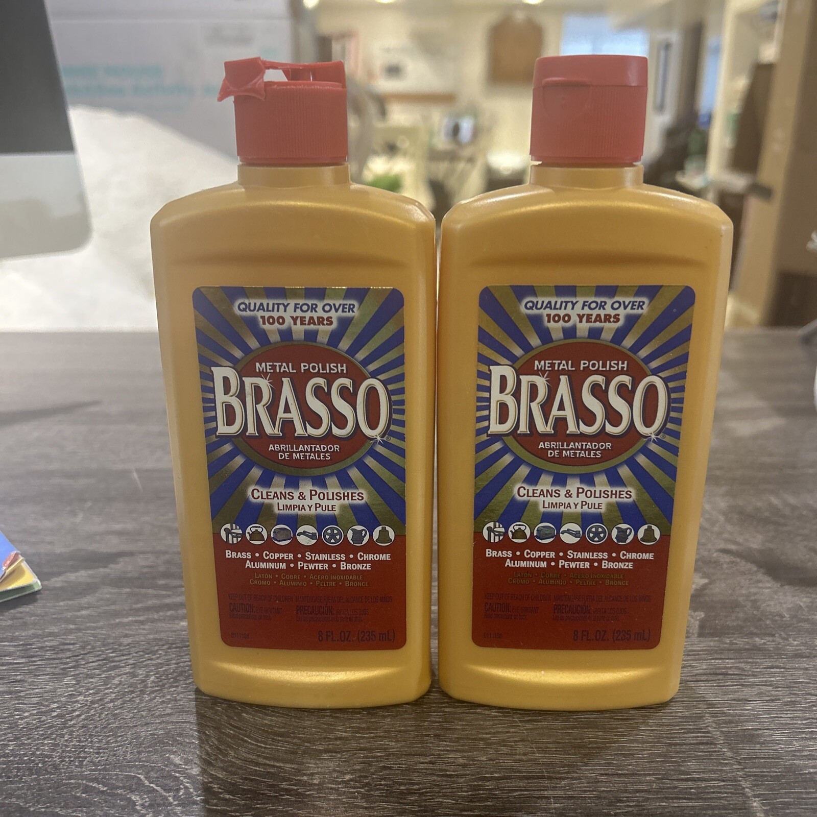 Brasso-2660089334 Multi-Purpose Metal Polish, 8 oz (2-pack)