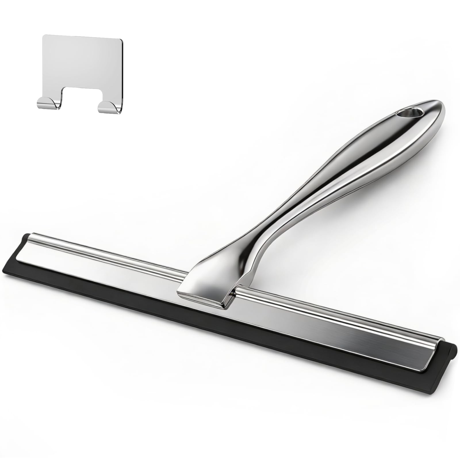 12-Inch All-Purpose Shower Squeegee for Shower Doors, Tile, Glass, Mirrors