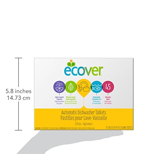 Ecover Automatic Dishwasher Soap Tablets Citrus 45 Count