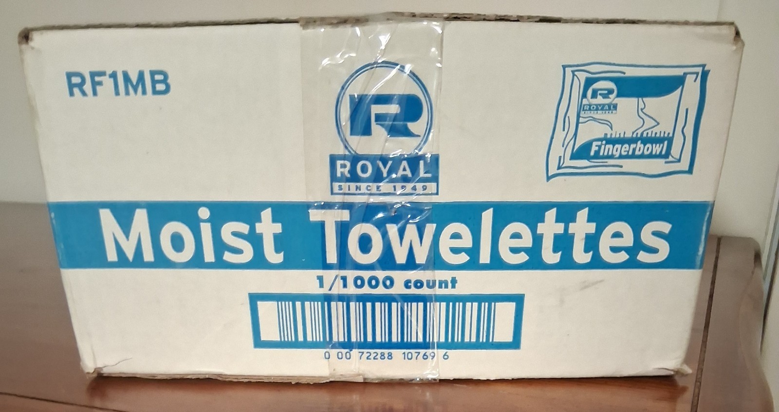 Moist Towelettes – 4″ x 6″ White (1000/CT) Royal RF1MB New in Box